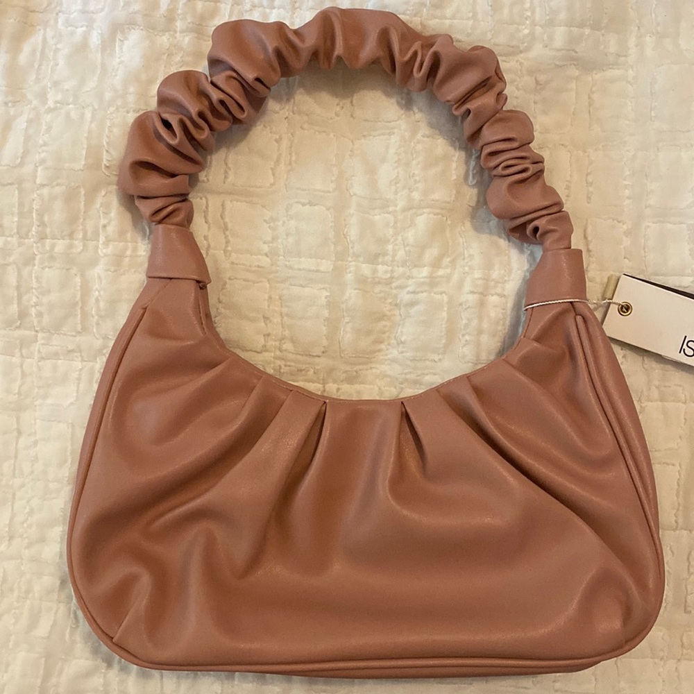 Mauve pink shoulder bag
